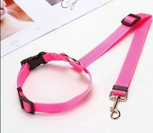 Adjustable nylon pet tether lead, available from Pet Royale UK