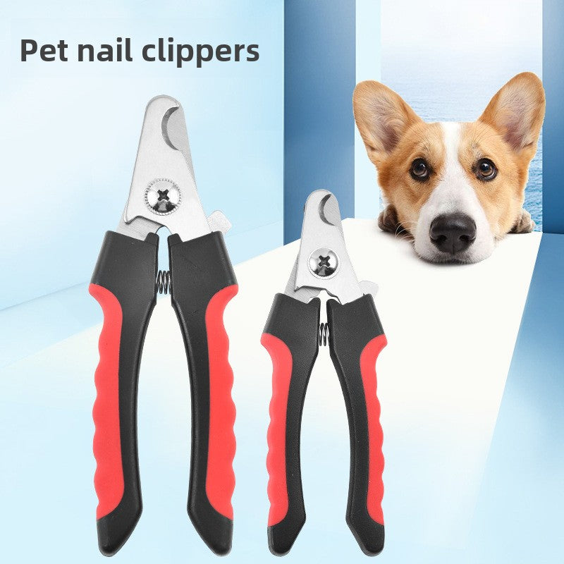 Stainless Steel Pet Nail Clipper Set with Safety Guard