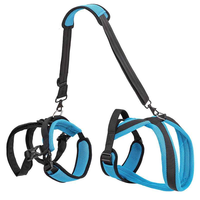 Blue supportive harness for senior and less mobile dogs, product image 4