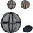 Black pop-up pet ball tent cage with mesh sides