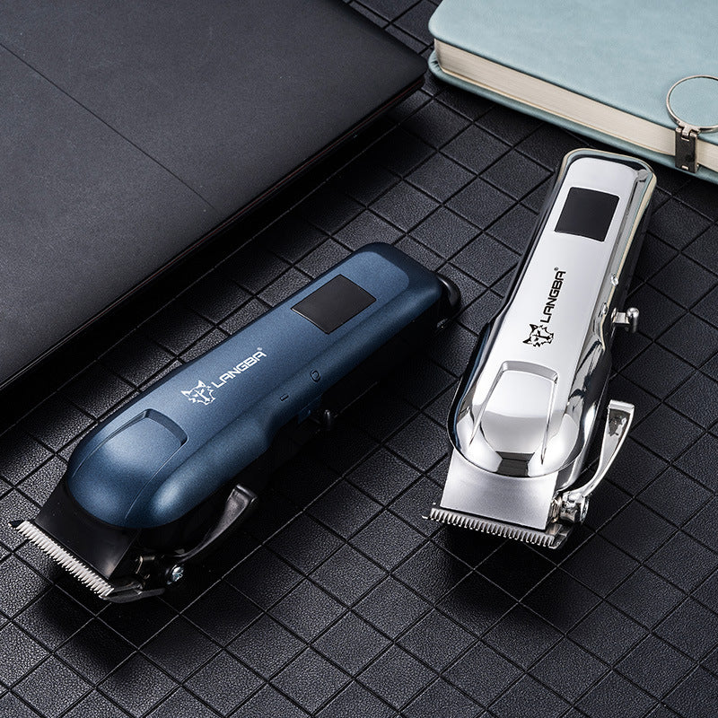 USB Pet Hair Trimmer with LCD Battery Display for Dogs and Cats