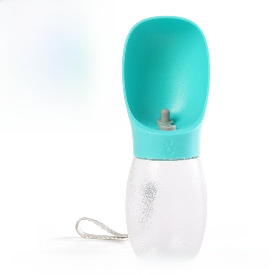 Portable Leakproof Pet Water Bottle 300ml with Easy-Clean Design for Dogs and Cats
