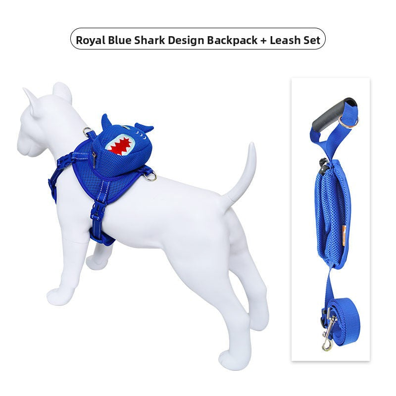 Animal backpack harness for small dogs and cats, ideal for everyday use