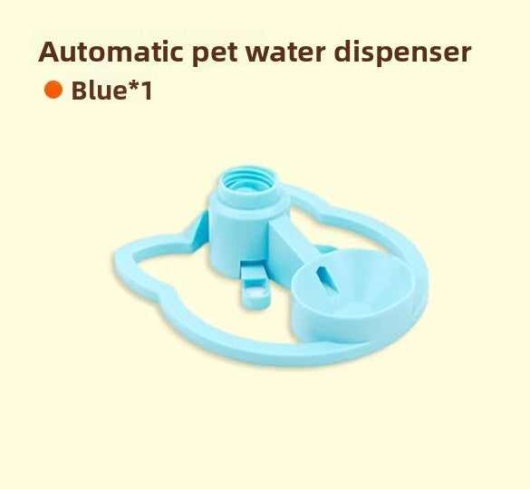 Gravity-Fed Pet Water Dispenser for Standard Water Bottles, No Electricity Needed