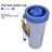 Deep Dog Paw Cleaner Cup with Soft Bristles, Towel Option
