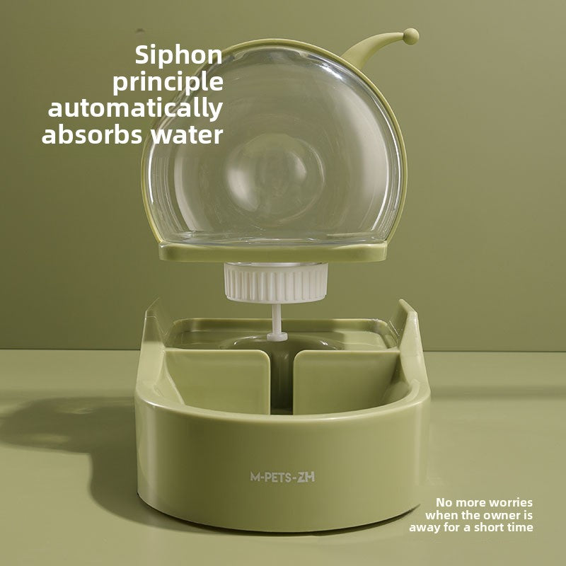 Non-Spill Pet Water and Food Bowl Station