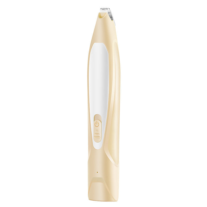 Silent LED Pet Hair Trimmer with Safety Guard for Dogs and Cats
