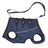 Orange hind leg support sling with handle for senior dogs, product image 3