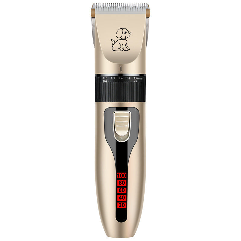 Quiet Cordless Pet Hair Clipper Set, Rechargeable for Dogs and Cats