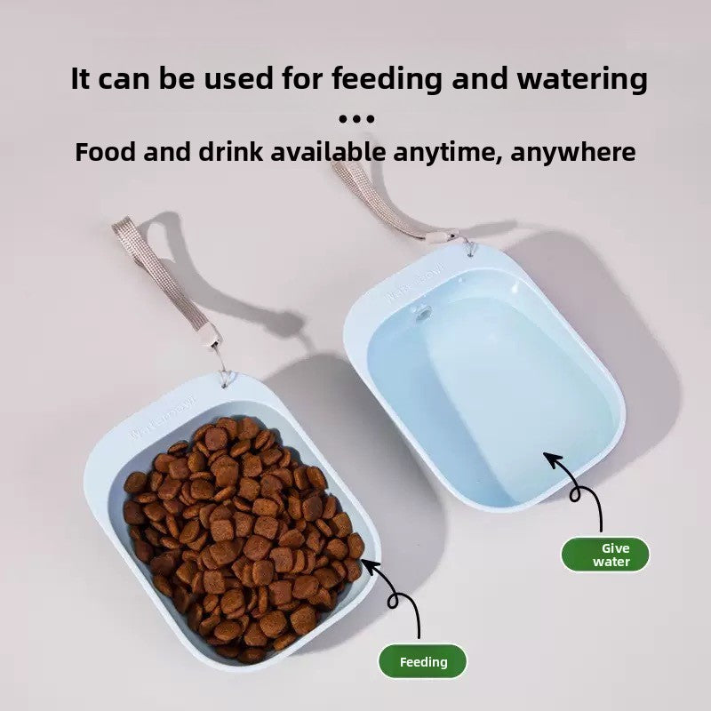 Portable TPE Dog Water Cup in Four Colours for Walks and Outdoor Trips