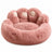 Plush Bear Paw Pet Bed, Large Cuddly Nest for Dogs and Cats