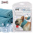 Summer cooling scarf for dogs and cats in Blue, in a home setting