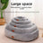 Thick oval pet bed in warm cloth, photo 4 of 17