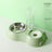 Gravity pet feeder and water bottle station with stainless steel bowl, view 8