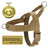 Reflective tactical nylon dog harness, available from Pet Royale UK
