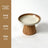 Ceramic Cat Bowl with Optional Solid Wood Stand in Tall, Wide or Shallow Dish Styles