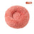 Round Plush Donut Bed for Dogs and Cats, Calming Nest, Washable, 40-80cm, 12 Colours