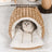 Enclosed plush cave bed with thick faux fur lining, product image 4