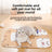 Breathable cotton pet mat with print, shown in 13 colours and styles