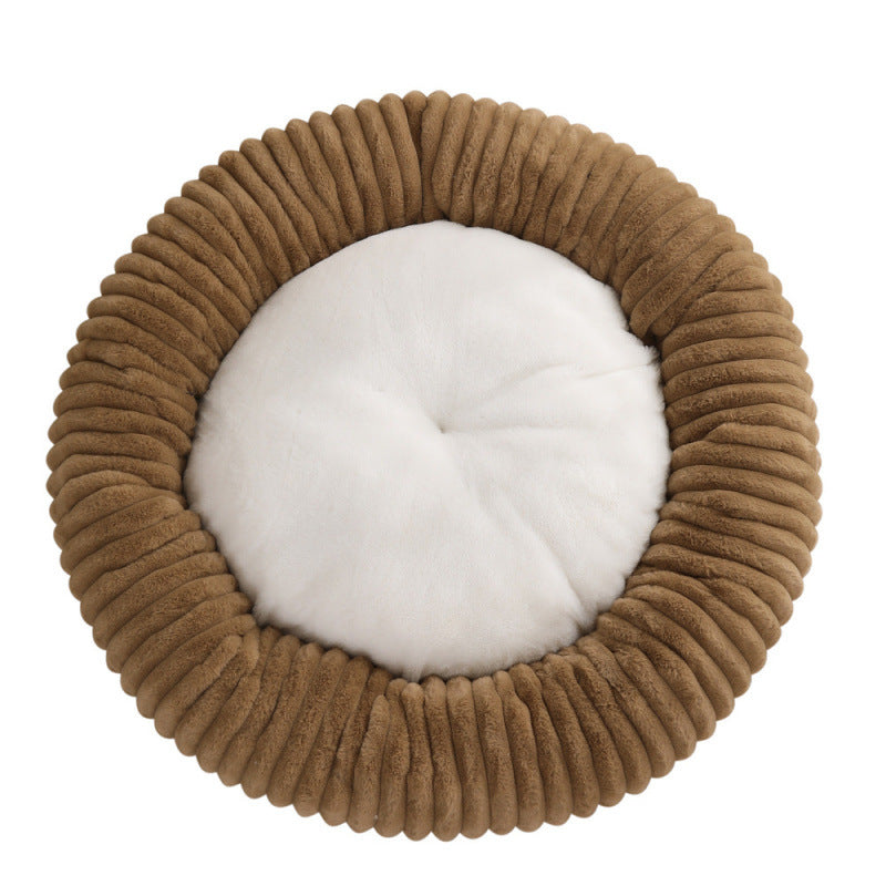 Pink washable donut nest bed in 50cm diameter