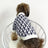 Blue and white cotton dog t shirt, in Blue and White, image 1
