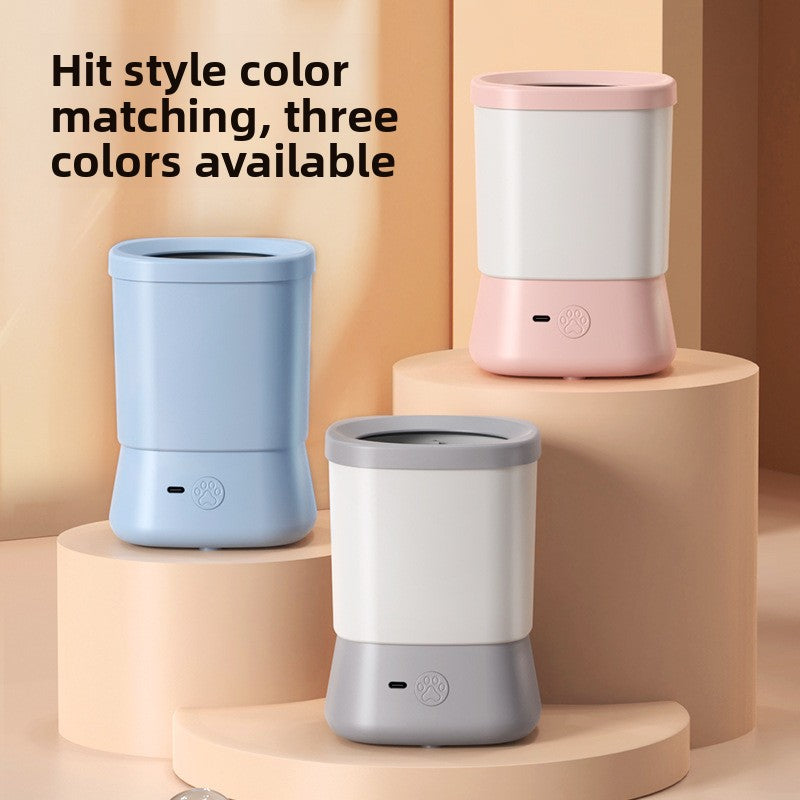 Electric Paw Cleaning Cup for Dogs and Cats, Rechargeable Automatic