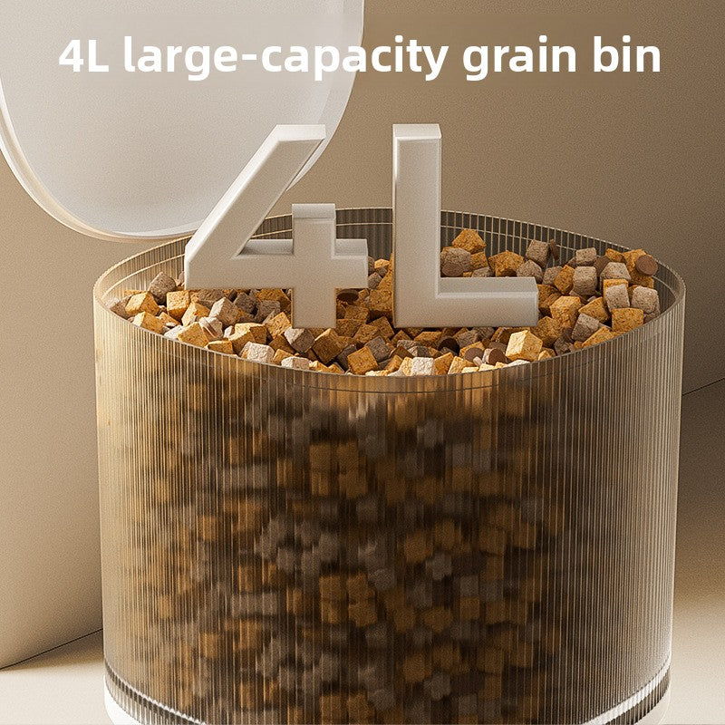 Automatic Pet Feeder with Wi-Fi Remote Control, Timed Feeding and Portion Control