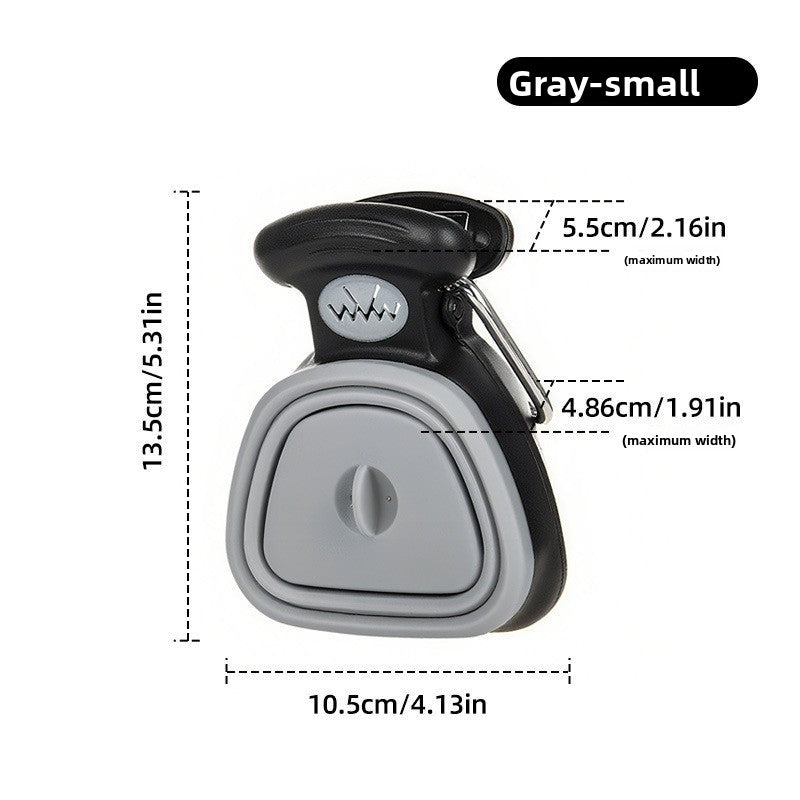 Six-Claw Pet Waste Picker, Detachable and Portable