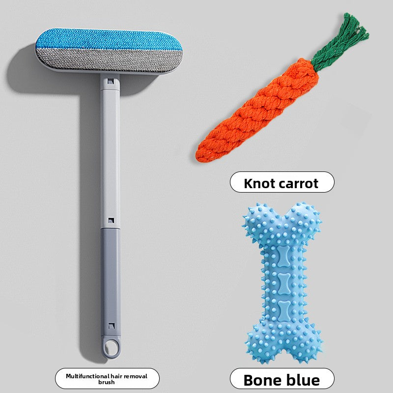 Pet Hair Removal and Deshedding Brush Set for Dogs and Cats