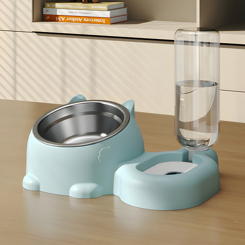 Gravity refill pet food and water bowl set, photo 6 of 13