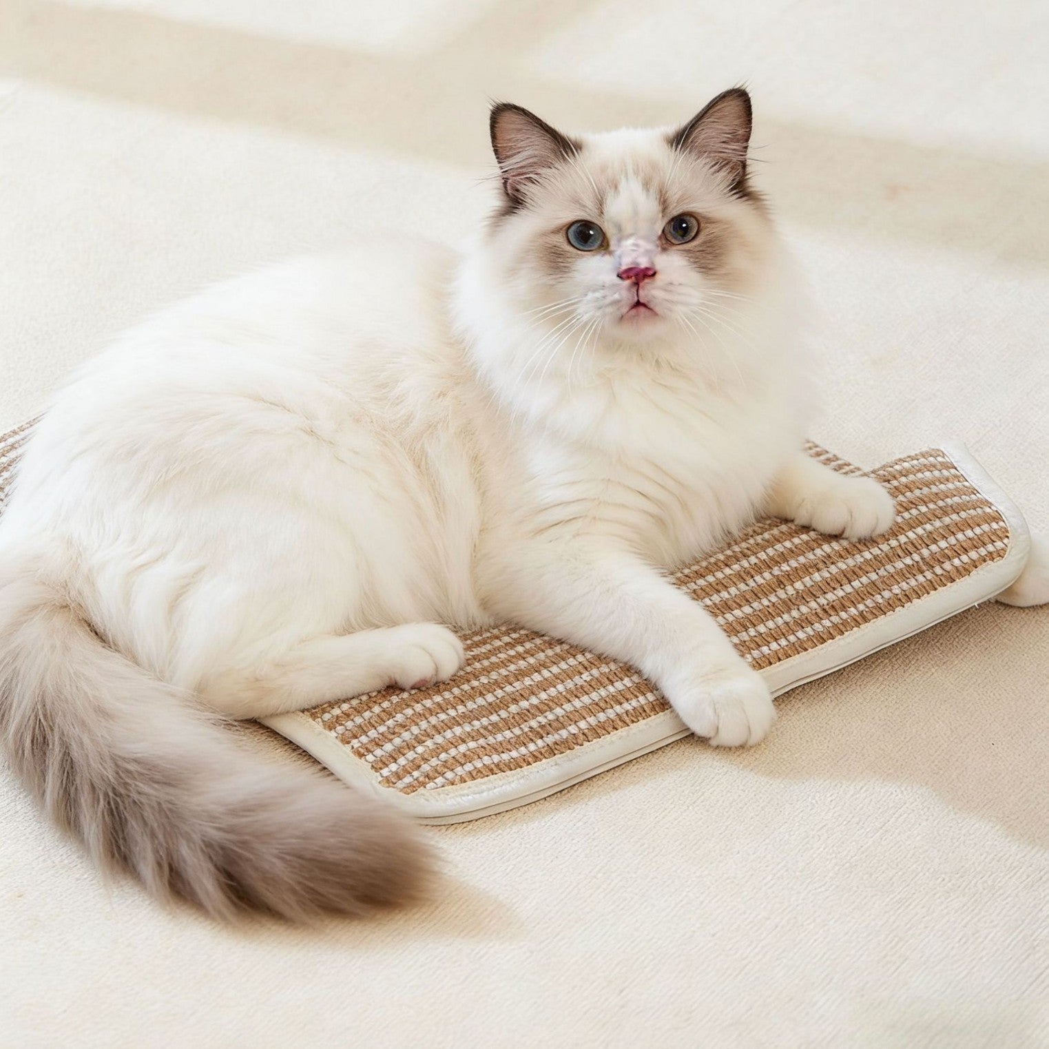 Catnip scratching pillow for cats in three sizes - photo 4