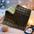 Light grey insulating winter bed pad for cats