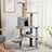 Compact cat climbing tree with hammock and posts, photo 3 of 14