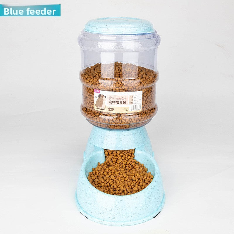 Gravity Pet Food Feeder and Water Dispenser for Cats and Dogs, Non-Electric, Four Colours