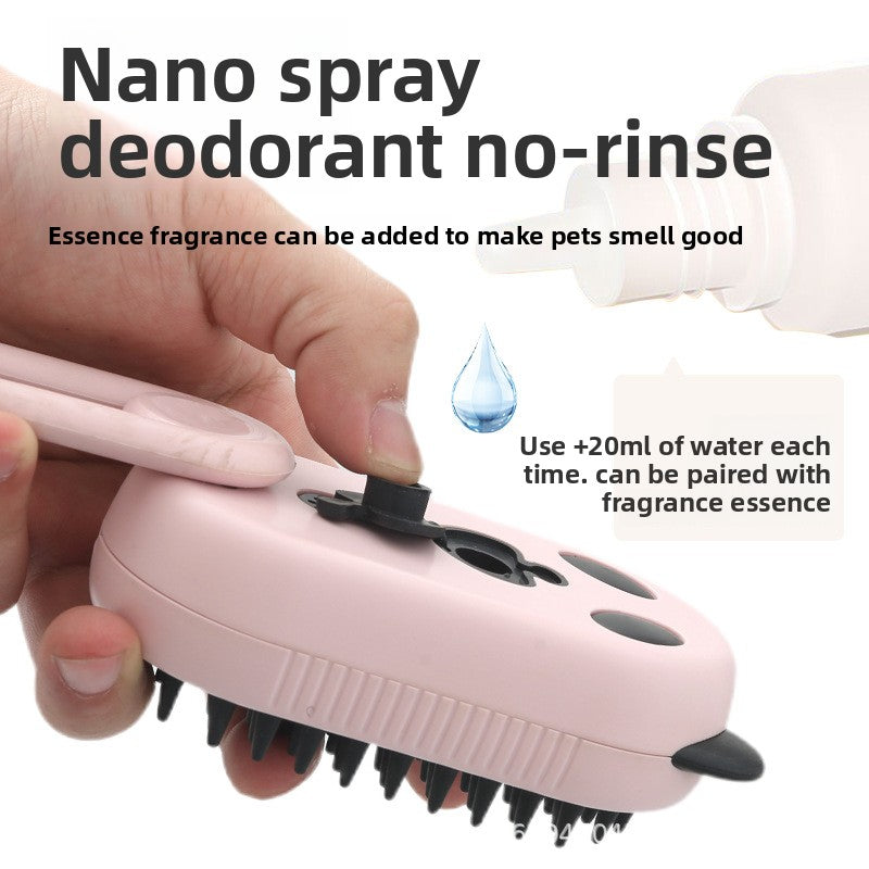 Electric Spray Massage Comb for Cats and Small Dogs, Mist Brush