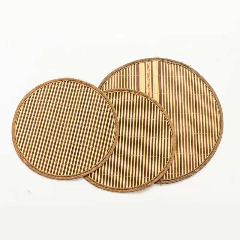 Natural cattail basket cat nest with soft pad, product image 17