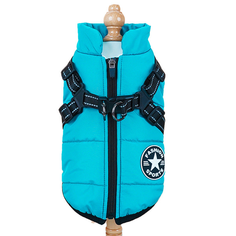 Thick padded cotton pet vest for dogs and cats, available in 7 colours, image 25