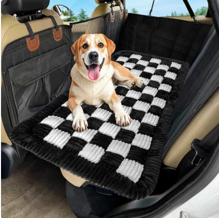Thick plush dog car seat cushion, photo 9 of 10