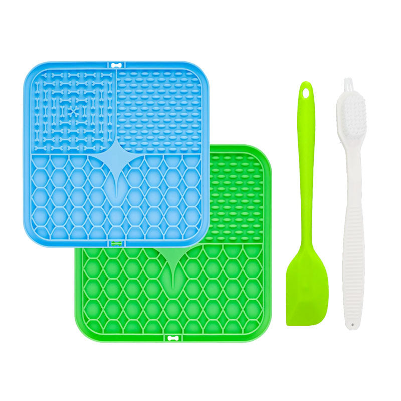 Silicone pet licking pad