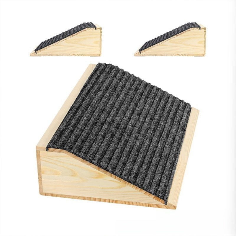 Natural solid wood pet step for beds and sofas, photo 4
