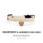 Soft leather cat collar with bear charm and buckle, product image 9
