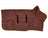 Thick microfibre dog bathrobe with full coverage in Lake Blue, top view