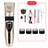 Cordless Dog Hair Clippers with Guide Combs, Low Noise Trimmer Kit