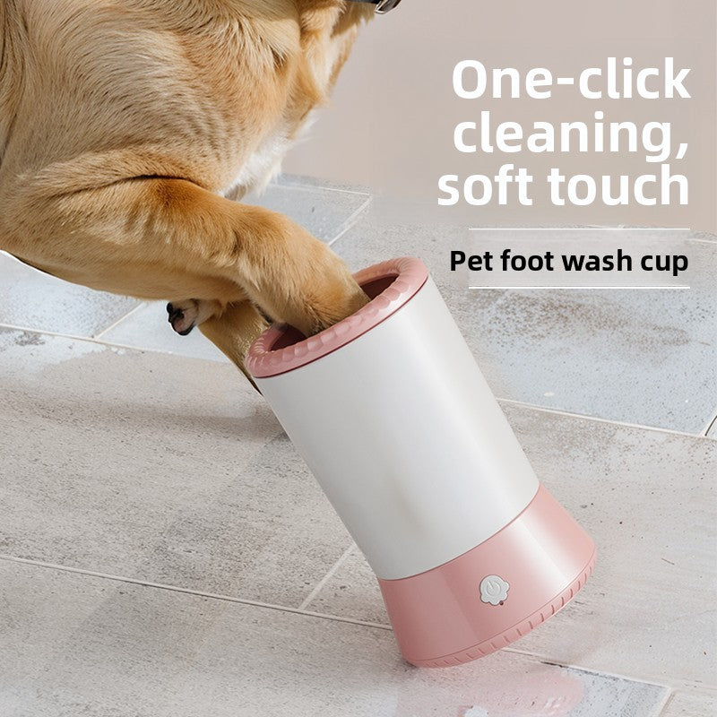 Automatic Rotating Pet Paw Washer with Drying Function