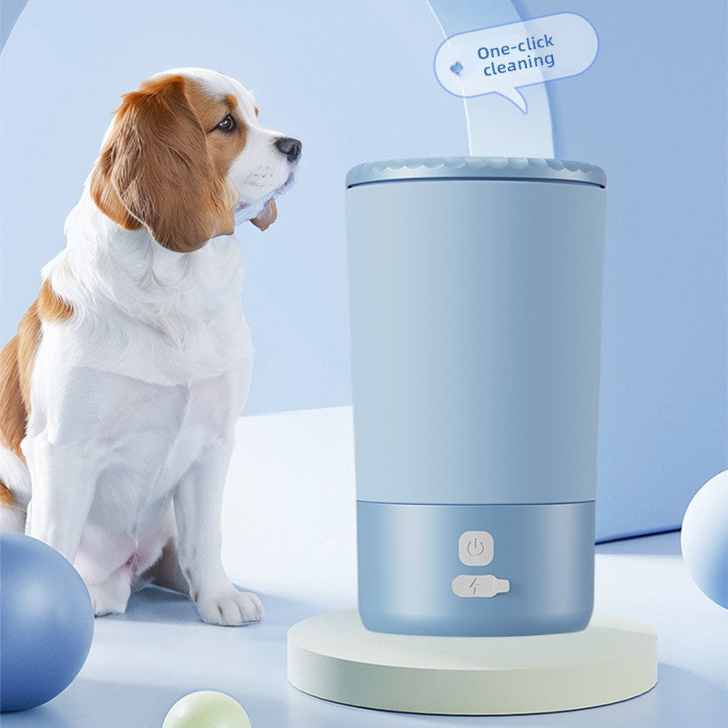 Automatic Dog Paw Washing Cup with Forward and Reverse Rotation