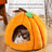 Semi-enclosed cloth kennel bed for cats and small dogs, product image 1