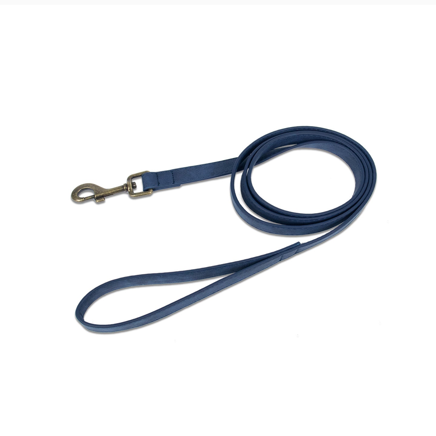 Retro PU leather dog collar and lead, main product photo