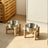 Elevated Pet Food Bowl with Removable Wooden Stand and Stainless Steel Bowl for Pets