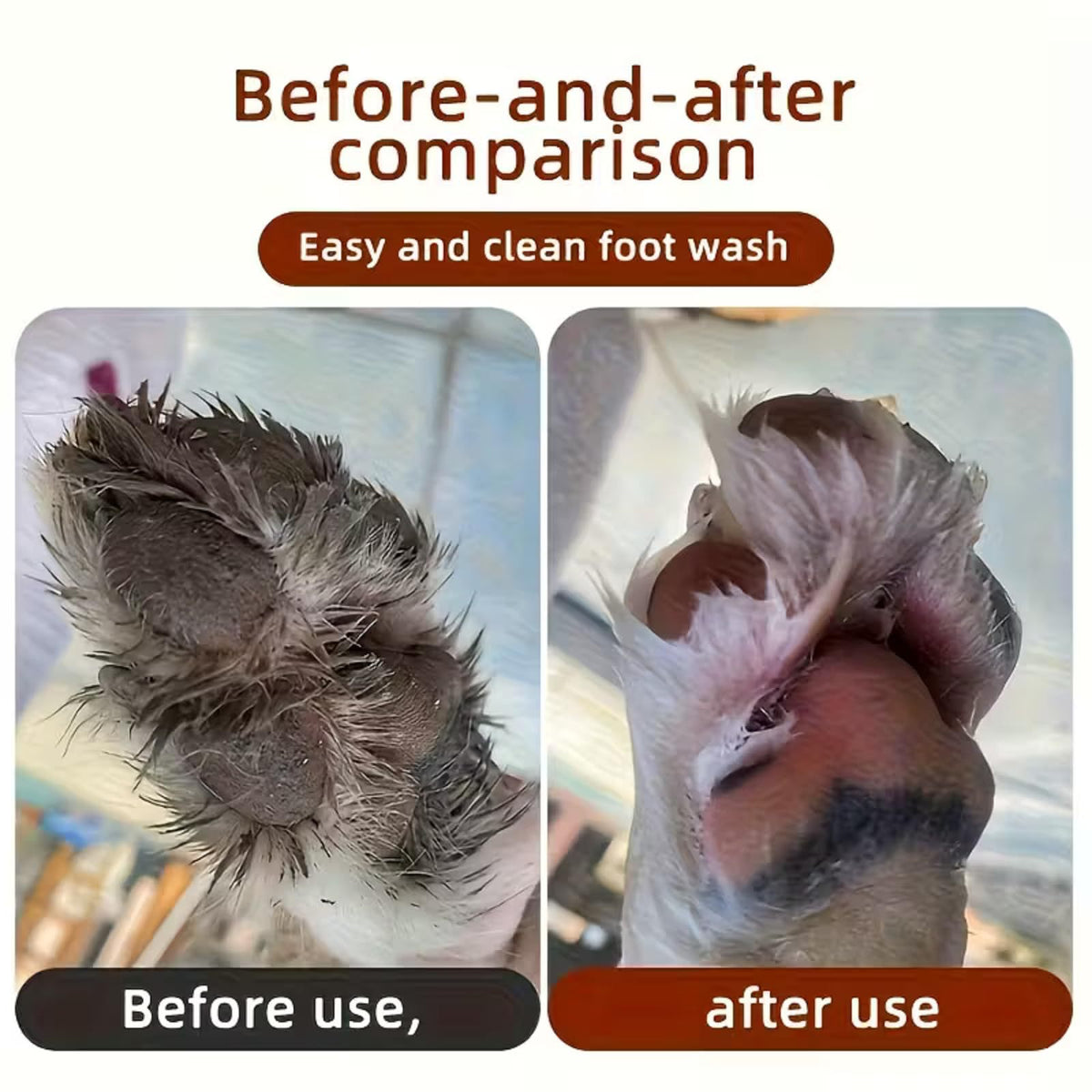 Soft Silicone Paw Cleaning Cup for Dogs, No-Wipe Mud Washer