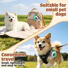 Portable Silicone Pet Water Bottle and Drinking Bowl with Leak-Proof Locking Design